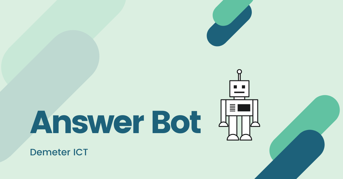 人工智慧 Answer bot