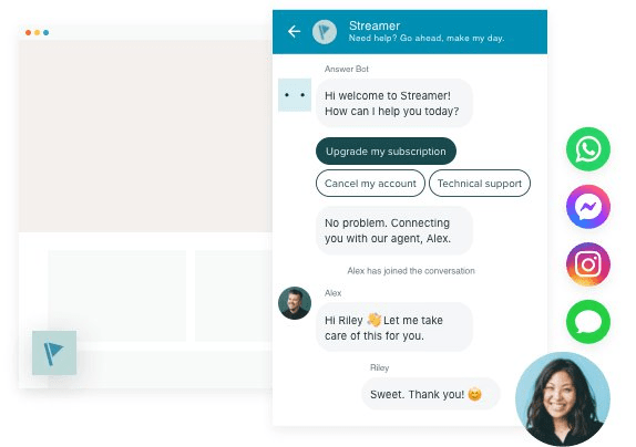 chatbot self-service