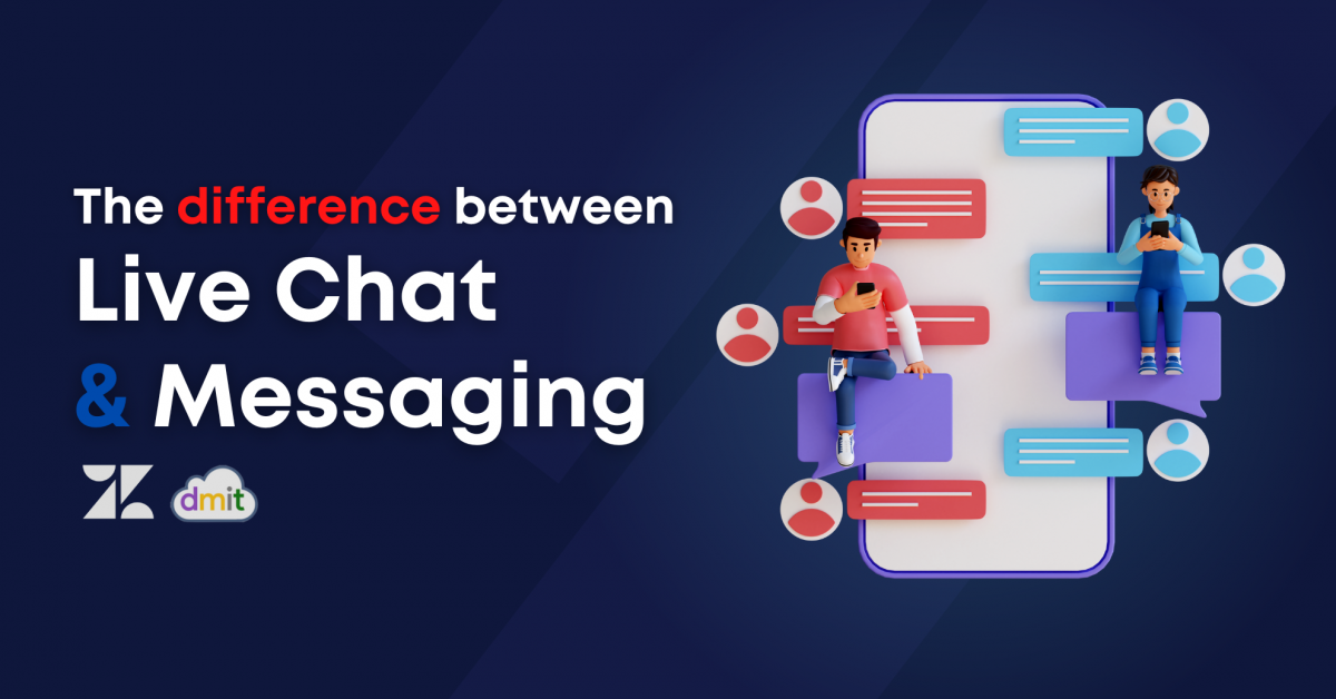 The difference between Live Chat and Messaging
