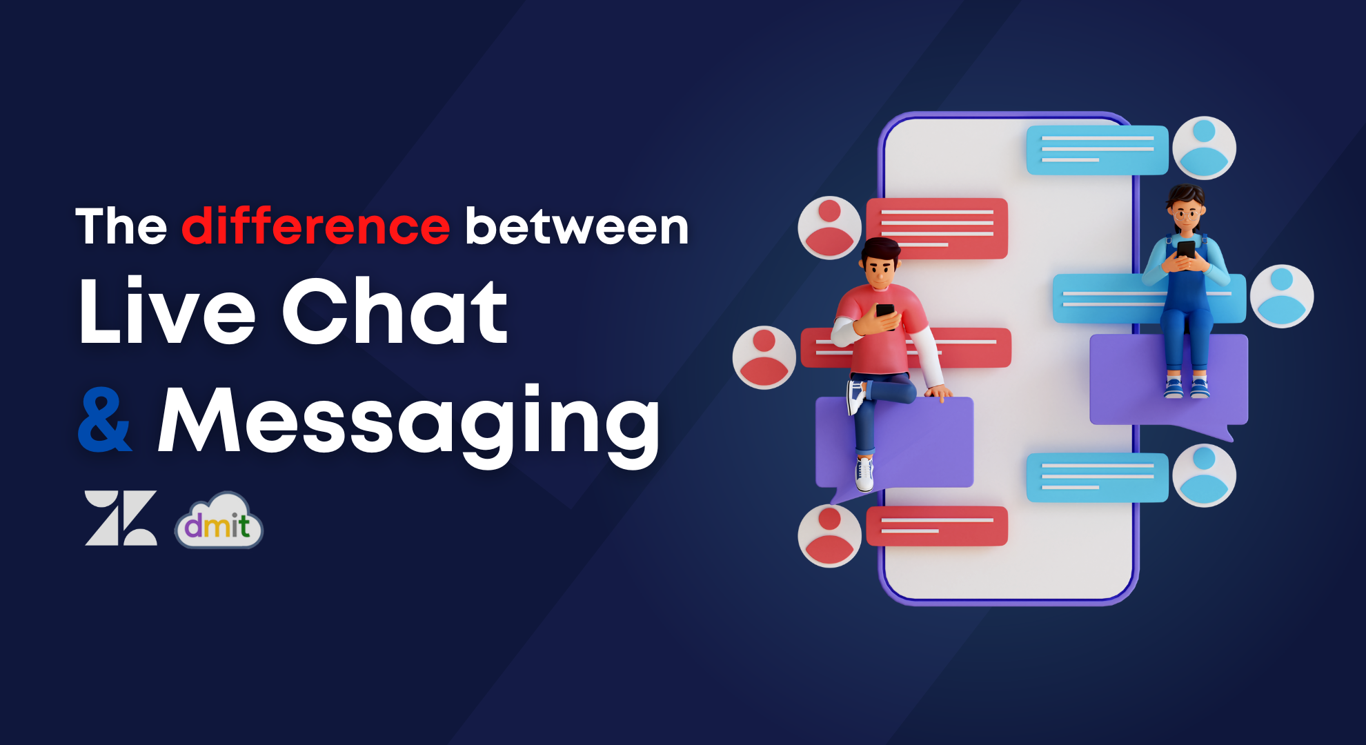 The difference between Live Chat and Messaging