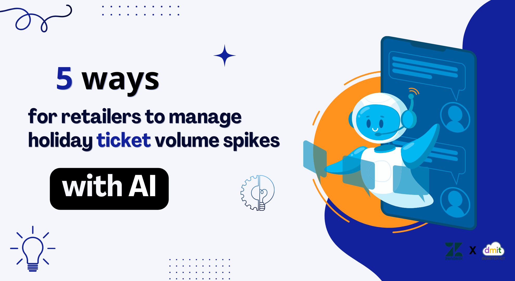 5 ways for retailers to manage holiday ticket volume spikes with AI